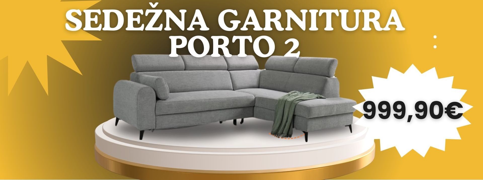 Sedežna garnitura PORTO 2